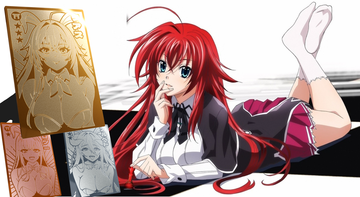 ハイスクールD×D 姫島　the otaku box メタルカード TCG「OSICA」最新弾「ハイスクールD×D HERO」が描き下ろし